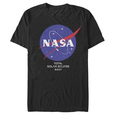 Men's Nasa Classic Logo Total Solar Eclipse 2017 T-shirt - Black ...