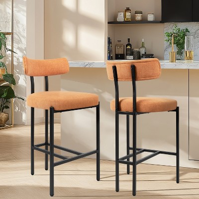 Vatros Cat-friendly Bar Stools with Back Bar Stool