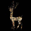 vidaXL Acrylic Reindeer Christmas Decoration 140 LEDs 4 ft Colorful - 4 of 4