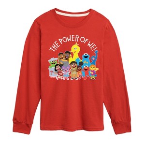 Boys' - Sesame Street - The Power Of We Long Sleeve Graphic T-Shirt - 1 of 3