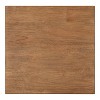 Kate and Laurel Elix Square Wood Drink Table, 12x12x24, Rustic Brown and Black - 4 of 4