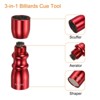 Unique Bargains Snooker Pool Cue Tip Tool Billiard Stick Tip Repair Accessories Scuffer Shaper Aerator - 4 of 4