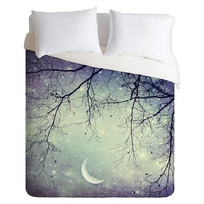 Diamonds In The Sky Lightweight Duvet Cover Twin Night Sky - Deny Designs