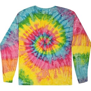 DARESAY Long Sleeve Tie Dye T-Shirt, For Men, Women And Teens (Up to 5XL) - 1 of 4