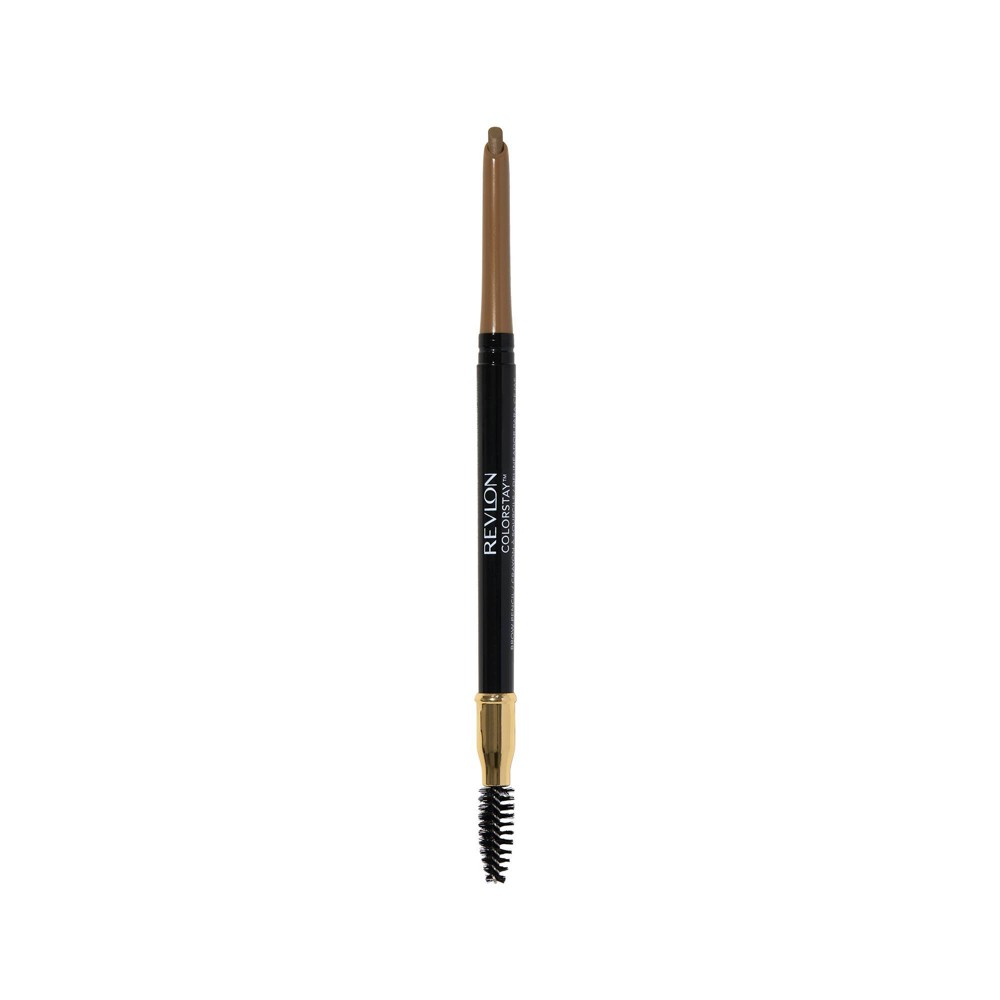 Photos - Other Cosmetics Revlon ColorStay Waterproof Brow Pencil with Brush and Angled Tip - 205 Bl 