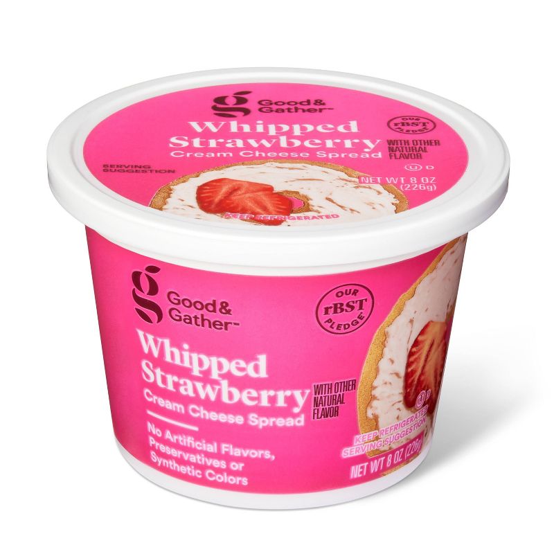 Whipped Strawberry Cream Cheese Spread - 8oz - Good &#38; Gather&#8482;, 3 of 5