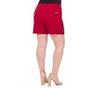 Rekucci Curvy Woman Slimming Cuffed Shorts – Pull-On Mid-Rise with Pockets - 3 of 3