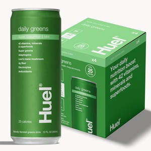 Huel Apple Cucumber Mint Daily Ready-to-Drink Greens and Superfood Supplements - 4pk/12 fl oz - 1 of 4