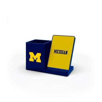 NCAA Michigan Wolverines Wireless Charging Pen Holder