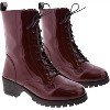 Women's Wo's Caity Combat Patent Boots - VCB - 2 of 2