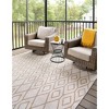 Jill Zarin Outdoor Turks and Caicos Trellis Woven Area Rug - 4 of 4