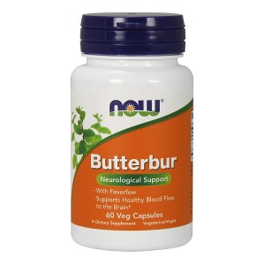 Butterbur 75mg by Now Foods  -  60 VegCap - 1 of 2