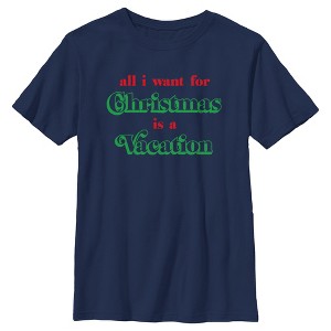 Boy's Lost Gods All I Want for Christmas Is a Vacation T-Shirt - 1 of 4