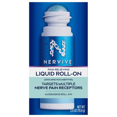 Nervive Nerve Care,Pain Relieving Roll On Liquid  2.5oz