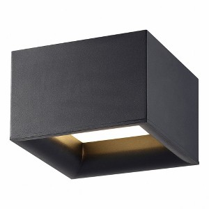 Access Lighting Bloc 1 - Light Flush Mount in  Black - 1 of 2