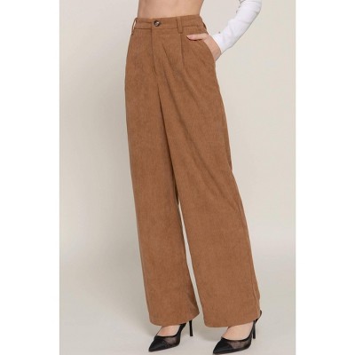 Women's Corduroy Trouser Pants - Active Basic