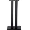 Monolith 28 Inch Speaker Stand (Each) - Black | Supports 100 lbs, Adjustable Spikes, Compatible With Bose, Polk, Sony, Yamaha, Pioneer and others - image 2 of 4