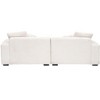 NicBex 104.72 Inch Corduroy Deep Seat Couch with 4 Throw Pillows for Living Room,Office,Apartment - 3 of 4