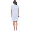 Casual Nights Women's Super Soft Yummy Nightshirt, Short Sleeve Nightgown, Night Dress with Fun Prints & Patterns - 4 of 4
