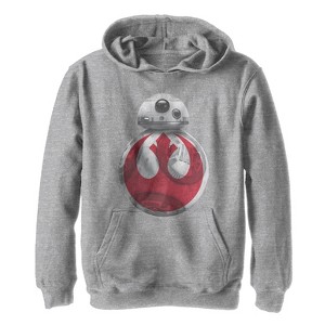 Boy's Star Wars The Last Jedi BB-8 Rebel Symbol Pull Over Hoodie - 1 of 3