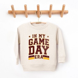 The Juniper Shop In My Game Day Era - Maroon Toddler Graphic Sweatshirt - 1 of 3