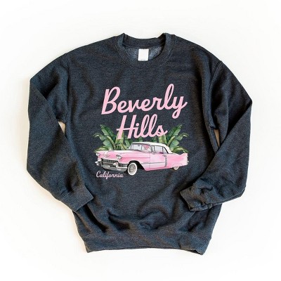Simply Sage Market Women's Graphic Sweatshirt Beverly Hills Retro Car