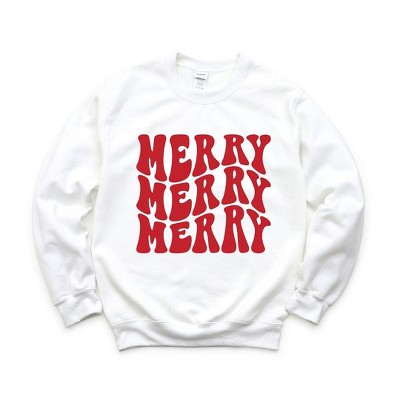 Simply Sage Market Women's Graphic Sweatshirt Merry Stacked