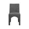 Meridian Furniture,Gramercy Linen Textured Fabric Dining Chair, Set of 2 - 3 of 4