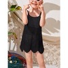 Girls Sheer Cover Dress Summer Beach Cover Up Dresses Crochet Beach Dress for Little Girl  Sleeveless Spaghetti Strap Sheer Beach Sheer Cover Up - 4 of 4
