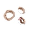 Unique Bargains Women Fashion Wide Hair Rope Black Brown 5 Pcs - 3 of 4