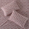 4 PCS Cal King Sheet Set Rust Floral - 2 of 4