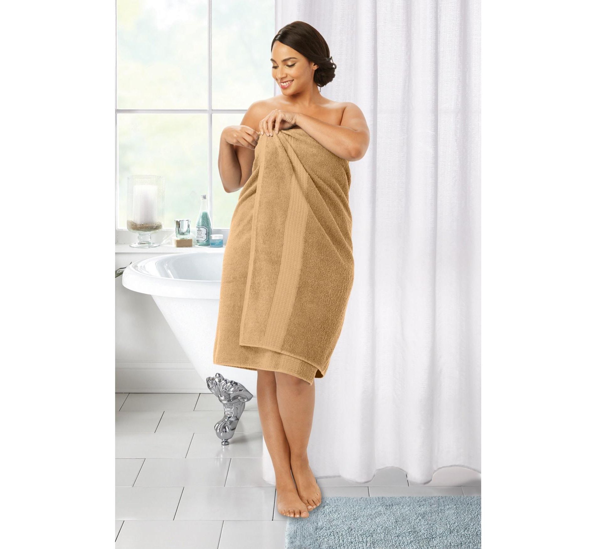 BrylaneHome BH Studio Oversized Towel Bath Sheet