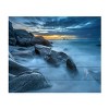 Trademark Fine Art -Mathieu Rivrin 'Blue Hour for a Blue Ocean' Canvas Art - 2 of 4