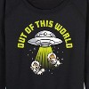 Women's - Disney - UFO Out Of This World Lightweight French Terry Slouchy - image 2 of 4