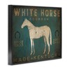 Stupell Industries White Horse Bourbon Vintage Sign Framed Giclee Art, Black, 30" x 24" - 2 of 4