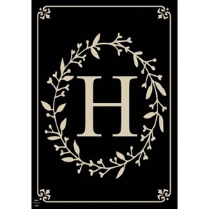 Briarwood Lane Everyday Garden Flag 18x12.5 For Outdoor Briarwood Lane Classic Monogram Letter H Garden Flag Flag Garden Flag Flags For Outside - 1 of 4