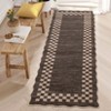 Scalloped Area Rugs Modern Bordered Accent Carpet, Non-Slip Geometric Floor Cover, Stain-Resistant Low Pile Indoor Mat - 3 of 4