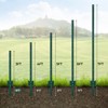 COZONY Metal Fence Posts, 5 Feet U-Channel No-Dig Steel Stakes for Garden Yard Farm, Heavy Duty Outdoor Fencing,Pack of 6 - 2 of 4