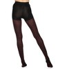 Memoi Houndstooth Patterned Cotton Blend Sweater Tights - 2 of 4