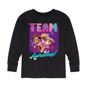 Boys' - Paw Patrol - Team Awesome Long Sleeve Graphic T-Shirt - 1 of 4