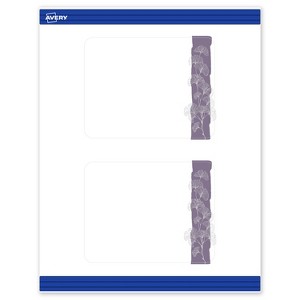 Avery Rounded Corner Postcards, Floral Design, 4.25" x 5.5", 20ct - 1 of 4