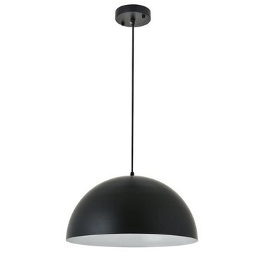 Modern Black and White Iron Pendant Light