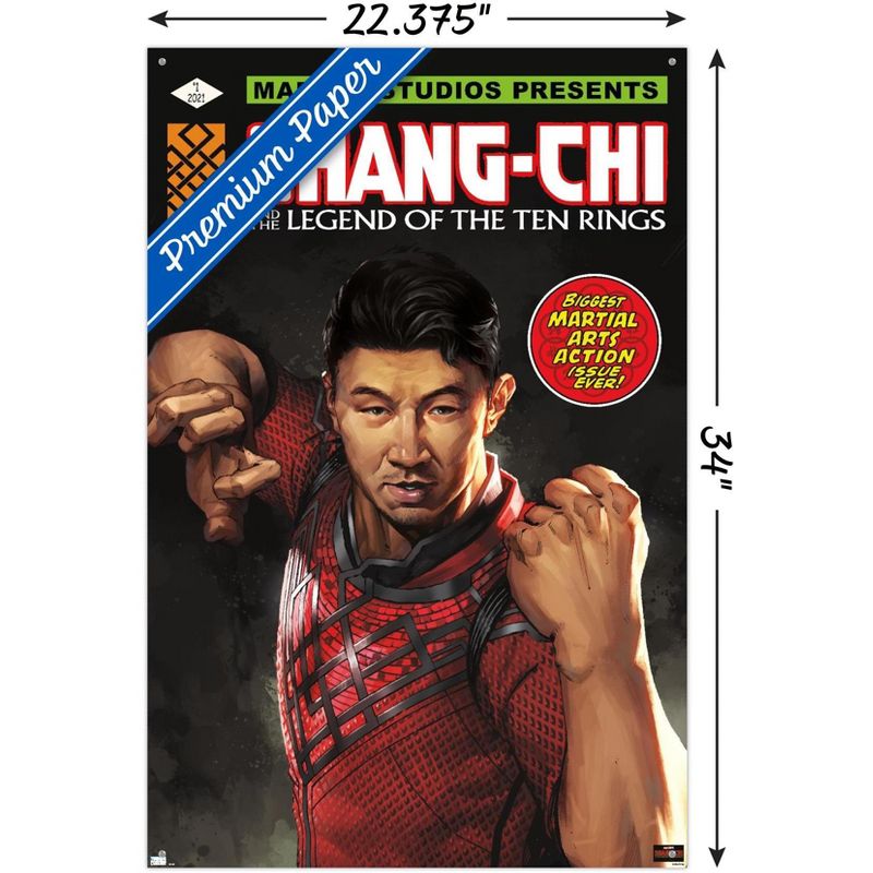 Trends International Marvel Shang-Chi and the Legend of the Ten Rings - Action Issue Unframed Wall Poster Prints, 3 of 7