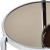 Royal Hampton Top Coffee Table with Tubular Rounded Legs, Silver - 4 of 4