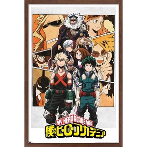 Trends International My Hero Academia - Characters Framed Wall Poster Prints - 1 of 4