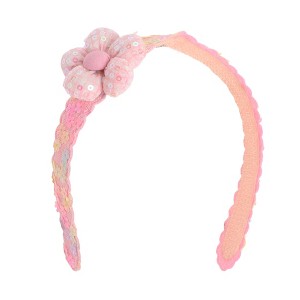 Unique Bargains Girl's Elegant Flower Headwraps 13.19"x2.17" 1 Pc - 1 of 3