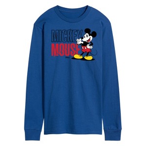 Men's - Disney - Mickey & Friends Long Sleeve Graphic T-Shirt - 1 of 4