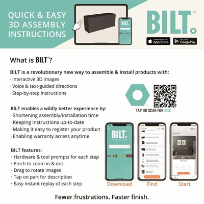 Truffle Oak Scottsdale 6-Drawer Double Dresser