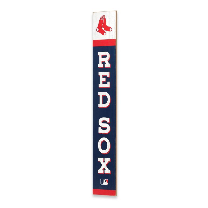 MLB Boston Red Sox Baseball Vertical Wood Sign Panel, 2 of 5