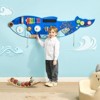 VEVOR Orca Activity Wall Busy Board Panels, 12 Activities, Montessori Sensory Wall Toy for Kids 3-12 Years, Blue - 2 of 4